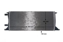 Kühlmittelkühler Mb Gle / Gls-class