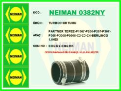 Turbo Hortumu Partner Tepee-p1007-p206-p207-p307-p308-p3008-p5008-c2-c3-c4-berlıngo 1.6hdı - 0382.NY-0382.HK