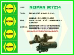 Termostat Komple 89c Lgn Iı-ııı 2.0 05>mgn Iı 2.0dci 05>latıtude 2.0dci 11>qashqaı 1.5-2.0dci 07 - 8200907234-8200656420-8200699392-82