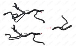 Radyatör Çıkış Hortumu - 1336119