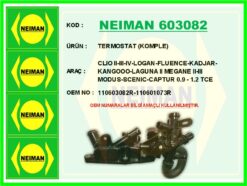 Termostat Komple Clıo Iı-ııı-ıv-logan-fluence-kadjar-kangooo-laguna Iı Megane Iı-ııı Modus-scenıc- - 110603082R-110601073R
