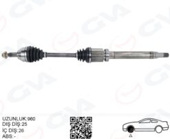 Ön Aks Komple Sağ Transıt Connect 1.8 Tdcı 02>14 75-90-110ps 960mm - 9T163B436AA-2T143B436AH