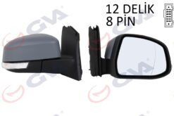 Dış Dikiz Aynası Sağ Ford Focus 12> Elektrikli Isıtmalı Astarlı Sinyalli Sensörlü Alt Aydınlatmalı K Atlanır - BM51 17682 PK-BM51 17682 PH