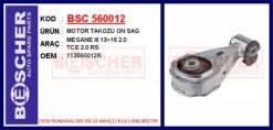 Motor Takozu On Sag Megane Iıı 13>16 2.0 Tce 2.0 Rs - 113560012R