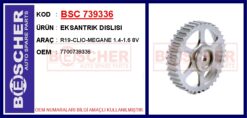 Eksantrık Dıslısı R19-clıo-megane 1.4-1.6 8v - 7700739336