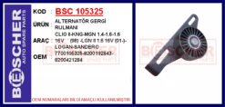 Alternatör Gergi Rulmanı Clıo Iı 98> Kangoo 97> Megane I 96> 1.4-1.6-1.6 16v Laguna Iı 01> 1.6 16v - 7700105325-8200192843-8200421284