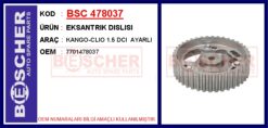 Eksantrık Dıslısı Mercedes Om607 W176 W246 C117 X117 W415 . Renault K9k 1.5 Dci Clıo Kangoo Megane C Aptur Symbol Scenıc . Dacıa Sandero Logan Lodgy Ayarlı - A6070500100-7701478037