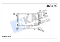 Motor Su Radyatörü P405 Iı 1.6 1.8 8v 92 > Ac Mt Mekanik 610x378x24 - 1331.90-1331.91-1301.G3-1301.G5