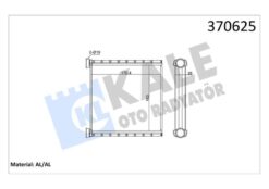 Kalorifer Radyatörü Vw Crafter 2.0tdı 18 >borusuz Brazıng Al-al 26mm - 5WA819031