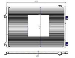 Klima Kondenseri Clıo Symbol 1.5 Dcı 04> Mek 658x411x16 - 8200245598