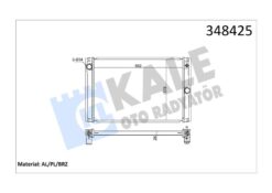 Radyatör Brazing Corolla D4d 07 > 545x370x26 - 164000N060