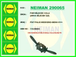 Far Silecek Kolu Fiat Palıo Weekend-sıena 01 > Arka Silecek İle - 735290065