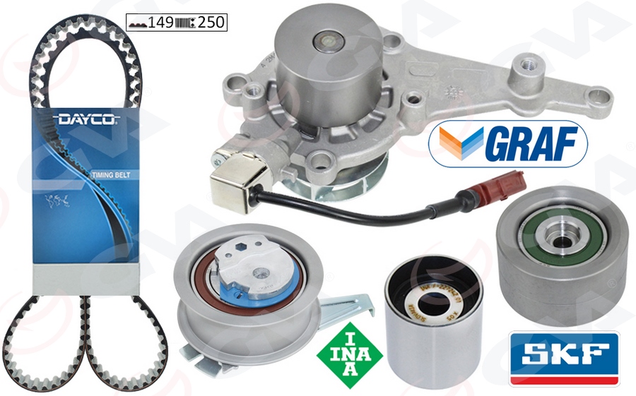 Triger Seti Devirdaimli Sensörlü Vw-skoda-audi-cupra-seat 16> Ford 23> 2.0 Tdi Dsud-dtrb-dtrd-dez E-dtna-dtua 149 Diş - 05L198119B-05L121011-VWN3CA 6268 BA 1 Triger Seti Devirdaimli Sensörlü Vw-skoda-audi-cupra-seat 16> Ford 23> 2.0 Tdi Dsud-dtrb-dtrd-dez E-dtna-dtua 149 Diş - 05L198119B-05L121011-VWN3CA 6268 BA