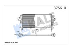 Turbo Radyatörü Intercooler Opel Insıgnıa A 1.6 Cdtı 15> B16dth B16dtj Brazıng 665x315.5x32 Otomatik - 22829850