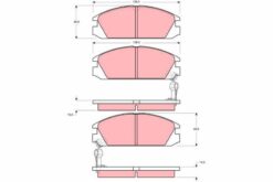 Ön Balata Accord 1.6 2.0 Ex-2.0 Exı-2.0ı 85-89 Crx 1.6ı 85-89 Prelude 85-89 Integra 85-90 - 45022SH3G31-45022SD2A13-WVA20099