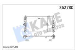 Radyatör Opel Astra J 1.7-2.0cdtı 09cascada-chevrolet Cruze 1.7td 12> At Br Azıng 680x398x26 Su Radyatörü - 39074661-1300305-13310787-13267669