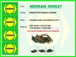 Direksiyon Aırbag Sargısı Kangoo Iı-ııı-clıo Iıı-modus 07 > - 8201590627-7701071888-7701057095-77