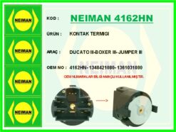Kontak Termıgı Ducato Iıı-boxer Iıı- Jumper Iıı - 4162HN-1348421080-1361031080