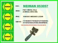 Far Sinyal Kolu Kornalı-arka Sis Kangoo I-megane I-logan - 7701053057-7701044278-7701045864-25