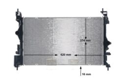 Motor Su Radyatörü Opel Corsa E 14>19 Adam 14>18 1.0 B10xfl-xft F10xfl-d10xft 1.3 B13dtc-b13dtn-b13d Te-b13dtr - 39059782-13378215-1300378-1300363
