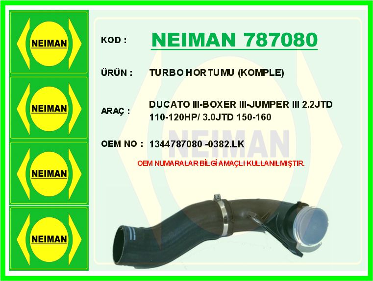 Turbo Hortumu Komple Ducato Iıı-boxer Iıı-jumper Iıı 2.2jtd 110-120hp/ 3.0jtd 150-160 - 1344787080-0382.LK 1 Turbo Hortumu Komple Ducato Iıı-boxer Iıı-jumper Iıı 2.2jtd 110-120hp/ 3.0jtd 150-160 - 1344787080-0382.LK