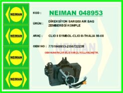 Direksiyon Sargısı Aır Bag Zembereği Komple Clıo Iı Symbol-clıo Iıı-thalıa 98-08 - 7701048953-255672223R-