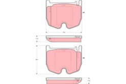 Fren Balatası On Mercedes C219 W211 W220 W221 R230 - A0034207120