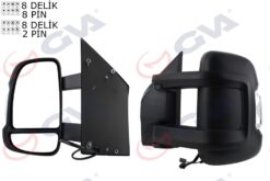 Dış Dikiz Aynası Sol Ducato-boxer-jumper 06> Elektrikli Isıtmalı Sinyalli Uzun Kol Konveks Vm-6203nehsl - 8153.X6-1635685280-735661884