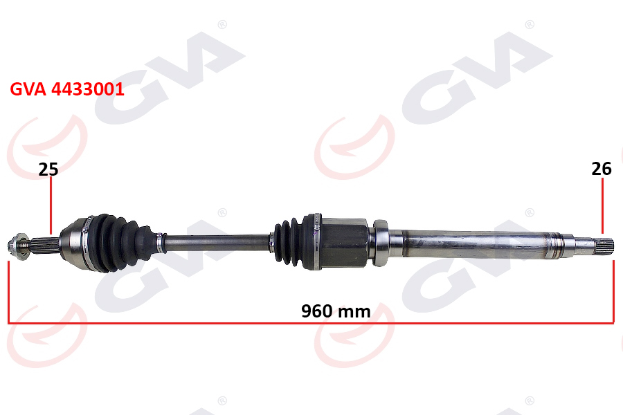 Ön Komple Aks Sağ Transıt Connect 1.8 Tdcı 02>14 75ps 960mm - 9T163B436AA-2T143B436AH 1 Ön Komple Aks Sağ Transıt Connect 1.8 Tdcı 02>14 75ps 960mm - 9T163B436AA-2T143B436AH