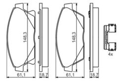 Fren Balatası Ats - 22799077-542115-13301234
