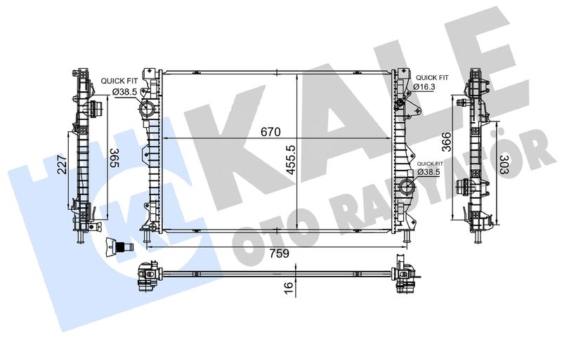 Motor Su Radyatoru Land Rover Dıscovery L550 L462 Range Rover Evoque L538 - LR075360 1 Motor Su Radyatoru Land Rover Dıscovery L550 L462 Range Rover Evoque L538 - LR075360