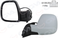 Dış Dikiz Aynası Sol Rıfter-berlıngo 2019>combo-proace Cıty 19> Elektrikli Astarlı Otomatik Açma Kapama - 98169929XT