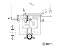 Amortısor On Gazlı Mercedes Cıtan W415 08> . Renault Kangoo Iıı 08> - A4153200013-8200868516