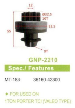 Umd-5617 10 Dıs Hyundaı Starex-kıa Bongo - ZEN-1607-MT183-36160-42300