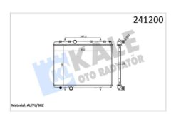 Radyatör 407 04>c5 04>1.6hdı 2.2 16v Ac Mek 552x380x26 1 Sıra Alb Sistem - 1330.J9