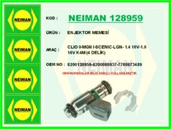 Enjektor Memesi Clıo Iı-mgn I-scenıc-lgn- 1.4 16v-1.6 16v K4m 4 Delik - 8200128959-8200080937-7700873489
