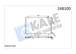 Klima Radyatörü Kondanser Peugeot P206 98>09 1.1-1.4-1.6-2.0-1.4hdı-1.6hdı 556x364x16 Al - 6455.Y0-6455.W6-6455.W7-6455.X9