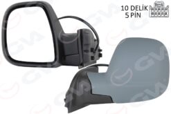 Dış Dikiz Aynası Fıat Yeni Doblo Combi- Carg0 Elektrikli Astarlı Rezistanslı Sol 23- - 155303121