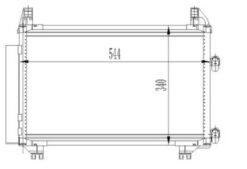 Klima Kondenseri Yaris 1.0i 16v-1.3i 16v 05 > Oto.-mek. - 884600D050