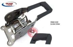 El Fren Tabancası Kolu Siyah Deri Elcekli Renault Megane Iı 02>08 Komple Orijinal - 8200321029 8200273002 8200540725