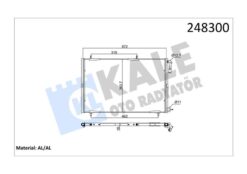 Klima Radyatörü Kondenser Peugeot P206 98>09 1.1-1.4-1.6-2.0-1.4hdı-1.6hdı Al/brz - 6455.CJ-6455.CH-6455.FY-9651867080