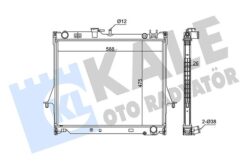 Radyatör Isuzu Dmax- Manuel Al-pl-brz 475x588x26 - 8973579000-8973630640-8973630660