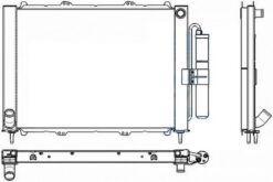 Radyatör Kondenser Kng 1.9 Dci 03 > Mek Ac 510x382x18 16 - 8200732379-8200267994