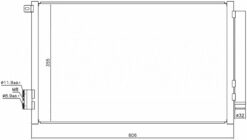 Klima Radyatörü Kondanser Fıat 500l 12> Egea 16> 1.4 - 51887906