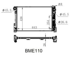 Motor Su Radyatoru Mercedes W204 S204 C204 W212 S212 C207 A207 X204 R172 - A2045002203