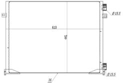 Klima Radyatörü Kondenser Trafıc Iı 01> Opel Vivaro 1.9 Dti 2.0 Cdti - 4417650-93854159-8200411148