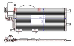Klima Radyatörü Kondenseri Kurutucu İle Combo-corsa C 1.3cdtı-1.7cdtı 03> 548x261x16 - 93177423-1850093-13106020