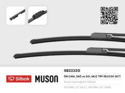 Silecek Süpürgesi 550/550mm Muz Tipi Audı A6 04/05>