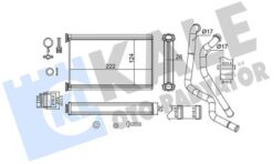 Kalorifer Radyatörü Toyota Corolla Ch-r 1.2l 8nrfts Nre210 Ngx10 16-> - Alüminyum - 87107F4020
