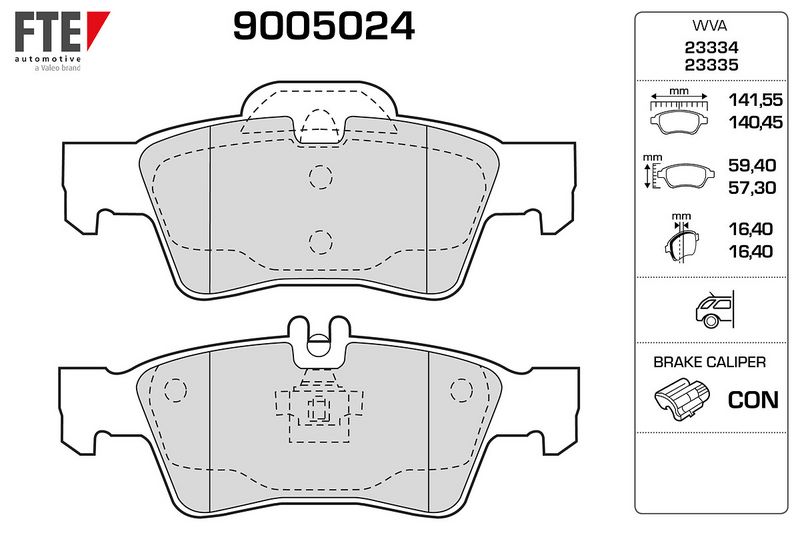 Fren Balatası Arka Mercedes W211 S211 C218 C219 W212 S212 W221 C215 Fte - A0004208904 1 Fren Balatası Arka Mercedes W211 S211 C218 C219 W212 S212 W221 C215 Fte - A0004208904